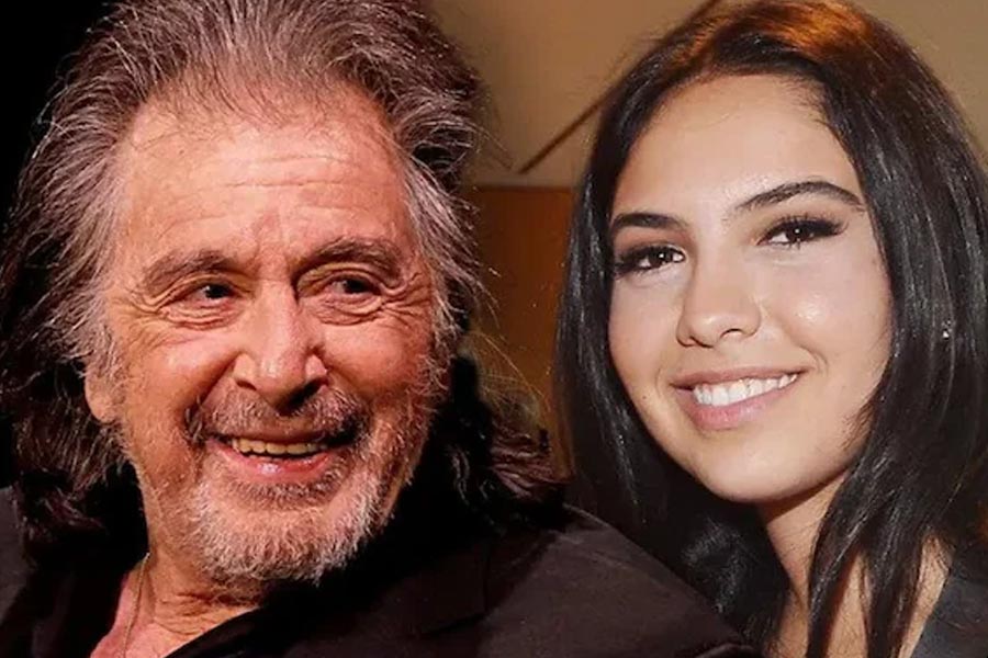 Al Pacino girlfriend noor alfallah enjoys a fancy dinner in los angles after godfather actor agrees to pay 25 lakhs per month