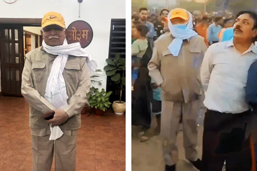 ML Khattar goes incognito, Haryana CM in disguise at Haryana fair