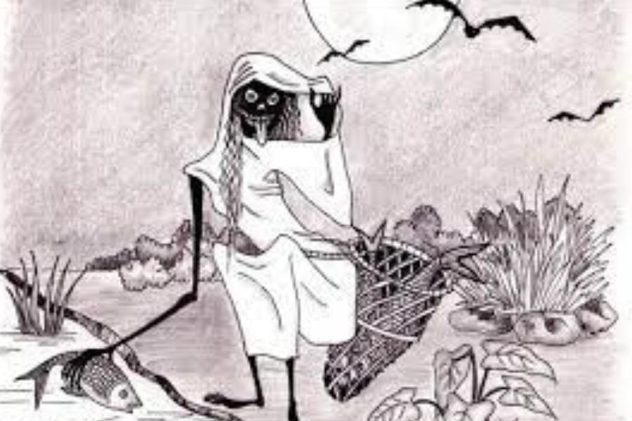 জোকা ভূত- পুকুর,  ডোবা,  নদী বা জলাশয়ে এঁদের বাস। জোকা ভূত বেশি লম্বা নয়,  গায়ের রং কালো। কথায় বলে ভাল জোকা ভূত হলে নাকি অন্য ব্যক্তিদের ধন সম্পত্তি দান করে থাকে।  