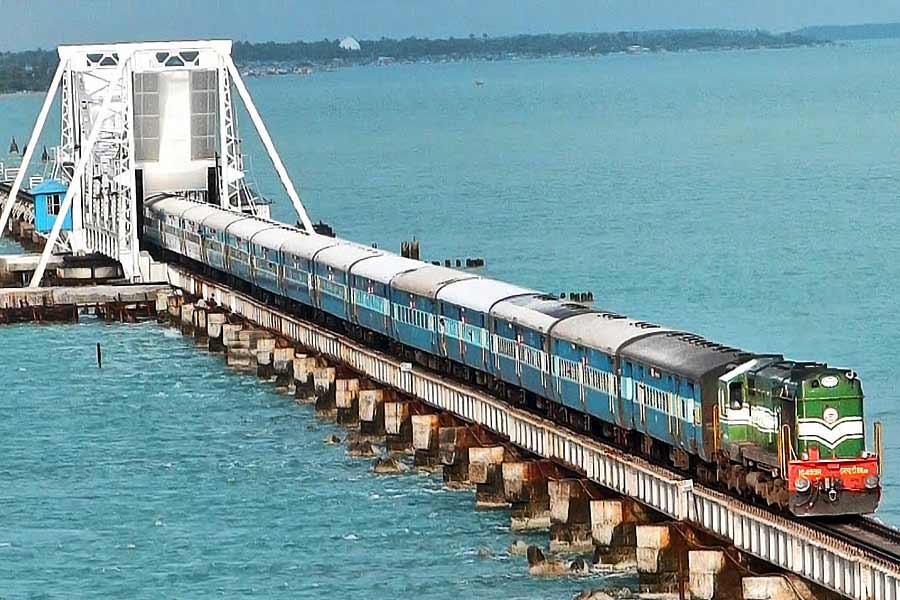 India’s first cable-stayed railway bridge is almost completed 