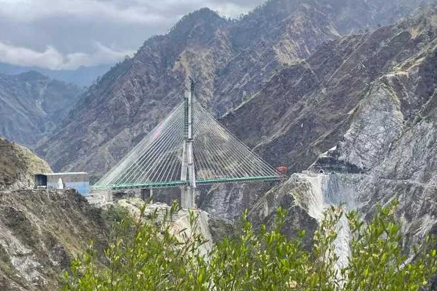 India’s first cable-stayed railway bridge is almost completed 