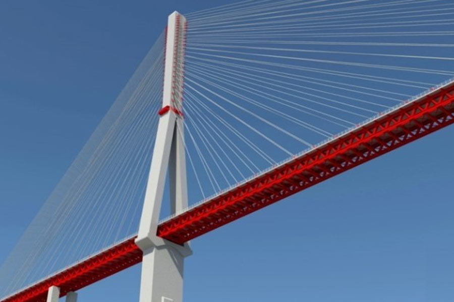 India’s first cable-stayed railway bridge is almost completed 