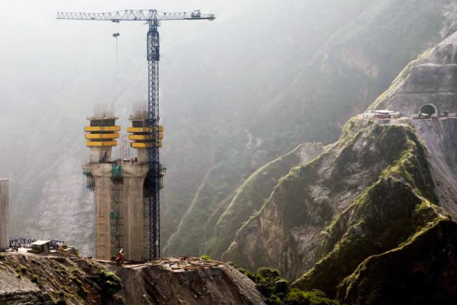 India’s first cable-stayed railway bridge is almost completed 