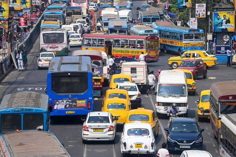 Traffic regulation in Kolkata due to Kalipuja issued by Kolkata Police