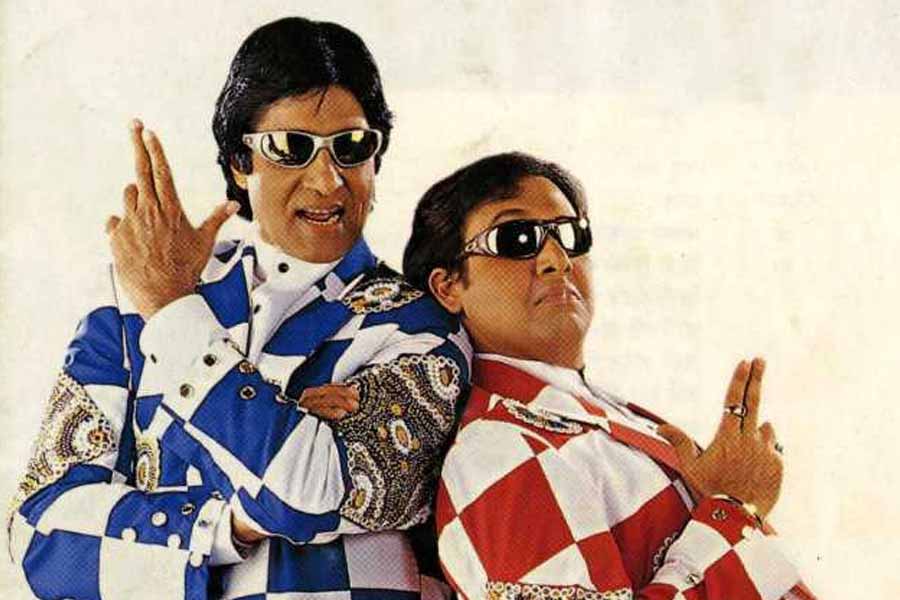 Govinda and Amitabh Bachchan