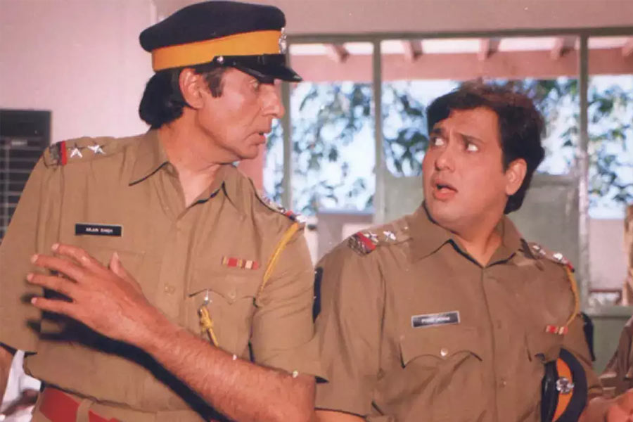Govinda and Amitabh Bachchan