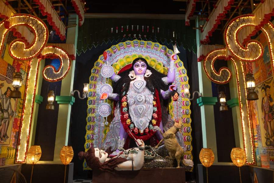 বনহুগলি যুবক সংঘের পুজো