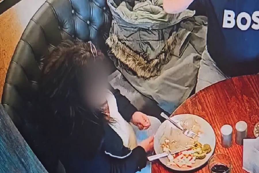 Customer caught putting own hair in food to get refund.