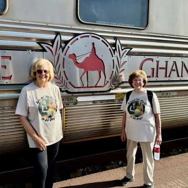 Two 81 year old friend travel the world around 80 days