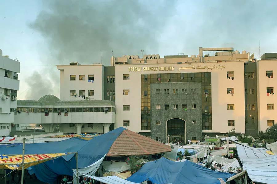 An image of Hospital in Gaza