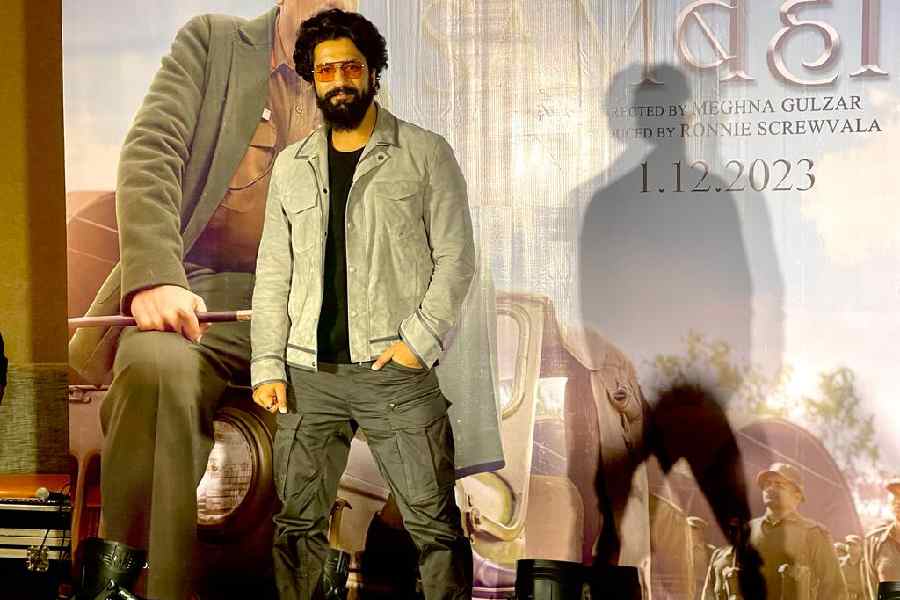 Vicky Kaushal speaks about his upcoming release Sam Bahadur directed by Meghna Gulzar in Kolkta.