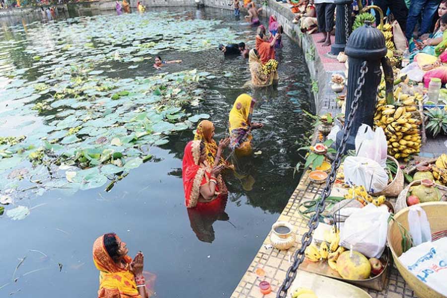 An image of Chhath Puja