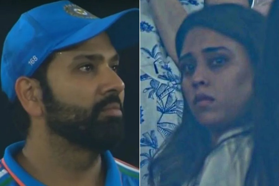 picture of Rohit Sharma and Ritika Sajdeh