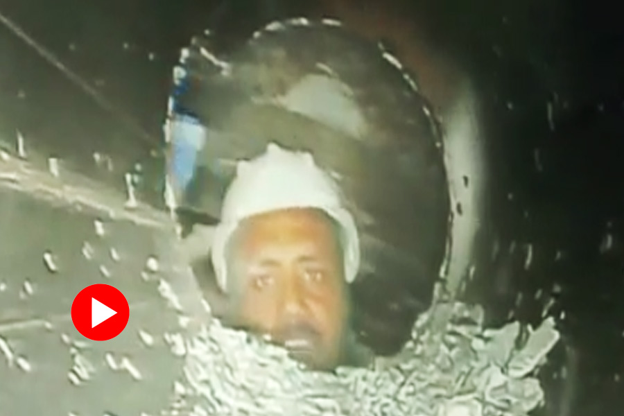 Video shows rescuers talk to the trapped workers in Uttarkashi tunnel