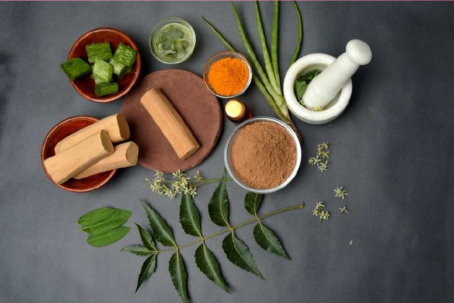 How to use tulsi for winter skin care.