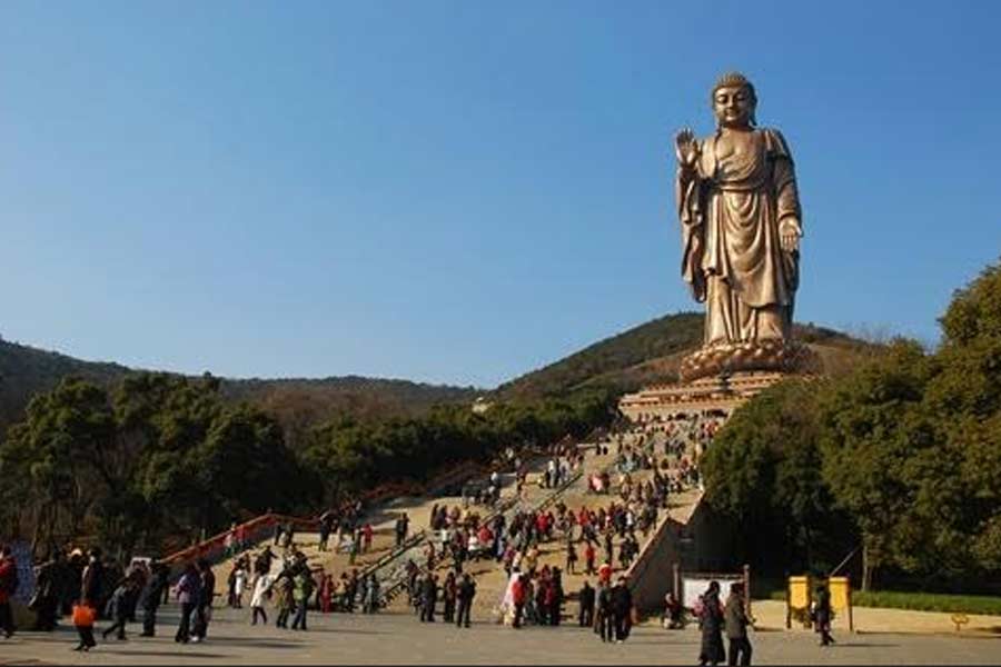 নাংচেনের এই প্রত্নক্ষেত্রে পরে একটি বুদ্ধমন্দির নির্মিত হয় এবং বুদ্ধের এক সুবিশাল মূর্তিও সেখানে প্রতিষ্ঠা করা হয়।