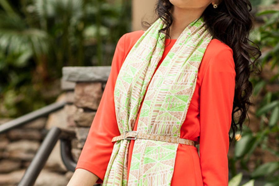 How to style a shawl in this winter.