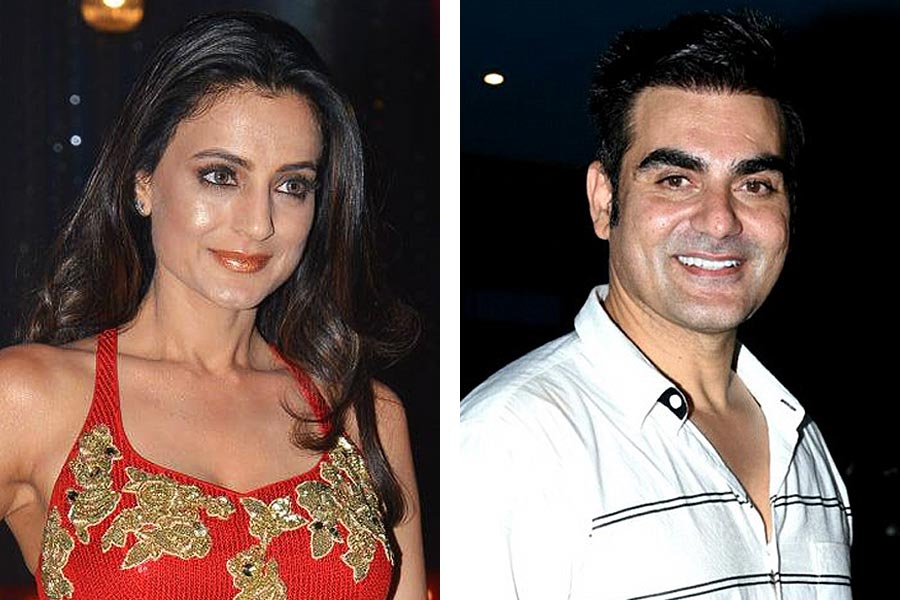 Ameesha Patel and Arbaaz Khan seen together opening for a nightclub in Thailand