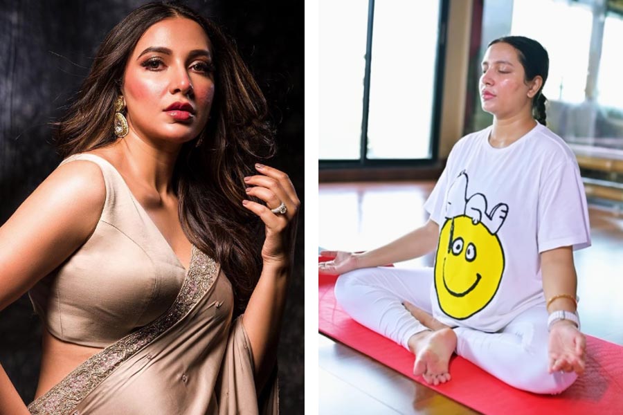 Subhashree Ganguly practices yoga during pregnancy, know the benefits of prenatal yoga.