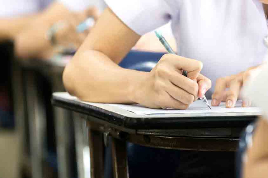 Student did not attended school to give test exam before Madhyamik and Higher Secondary exam