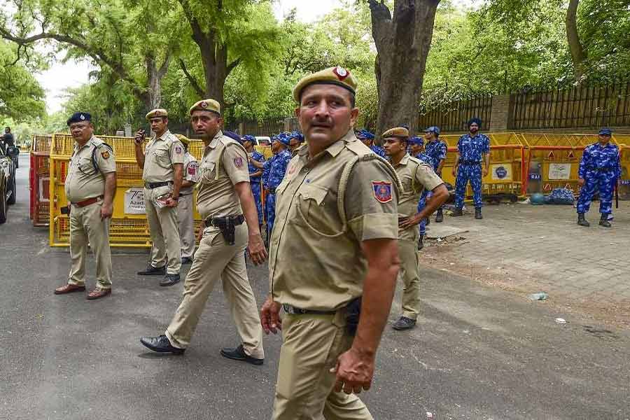 Heavy police deployment for AAP and BJP protests in Delhi on Friday