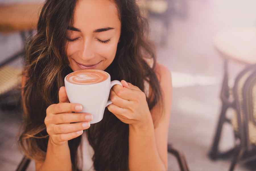 Excessive caffeine intake or coffee mask application may effect on women’s hair health