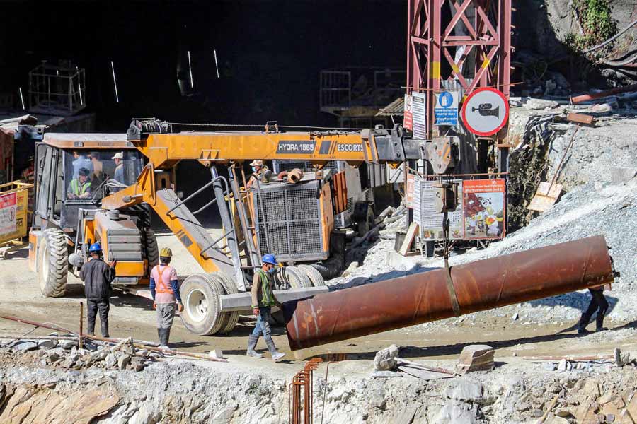 Timeline of Uttarkashi Tunnel Collapse rescue operation