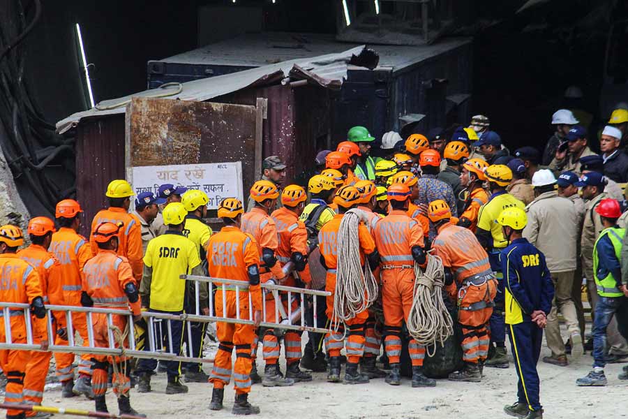Timeline of Uttarkashi Tunnel Collapse rescue operation