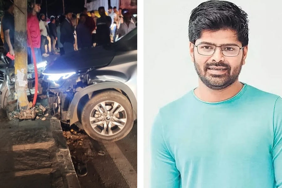 Kannada actor Nagabhushana rams car into couple in Bengaluru, complaint lodged after the woman dies.