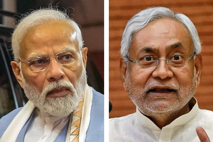 An image of PM Narendra Modi and Nitish Kumar