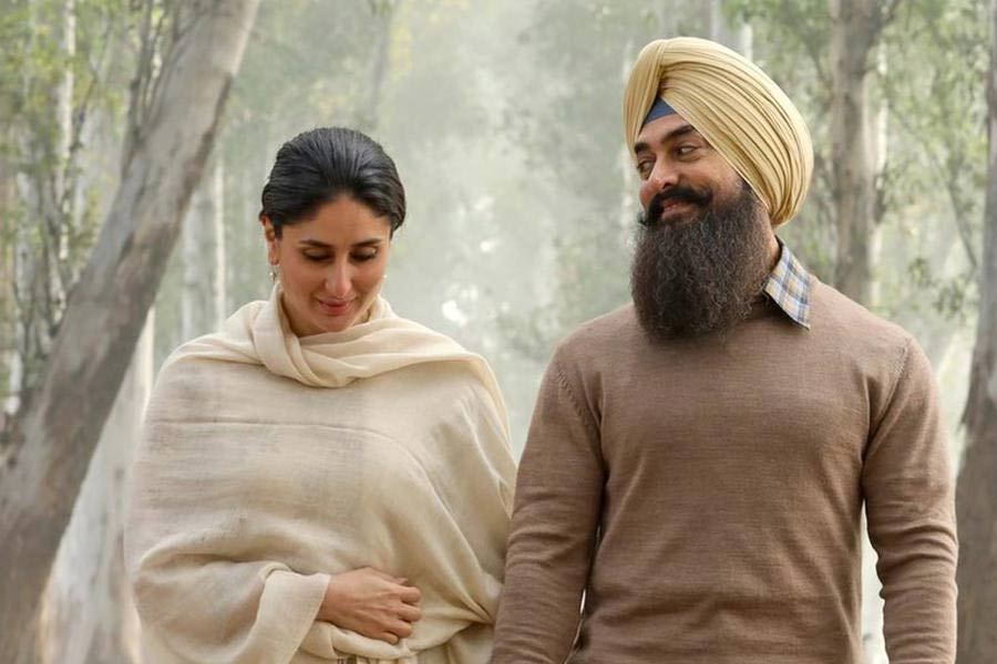 Aamir Khan and Kareena Kapoor Khan in Laal Singh Chaddha movie