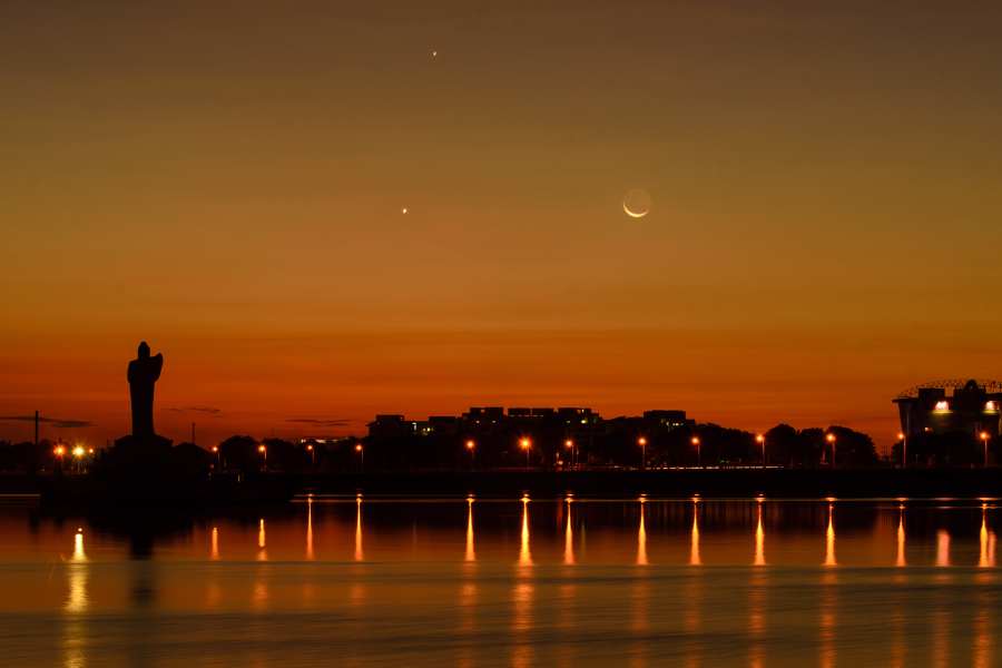 হোসেন সাগর: এই হ্রদটি একটি কৃত্রিম হ্রদ। যা হায়দরাবাদে রয়েছে। এই হ্রদের মাঝখানে রয়েছে গৌতম বুদ্ধের একটি মূর্তি। 