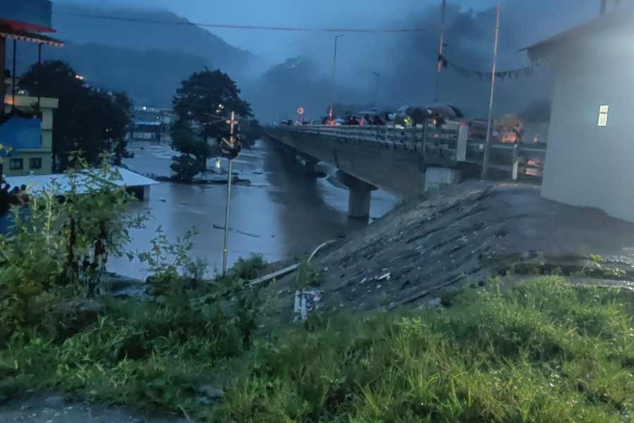 picture of Sikkim Flood in Tista river