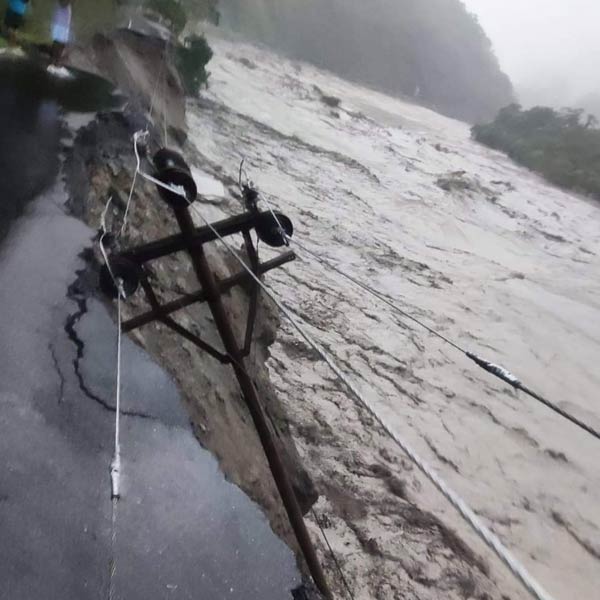picture of Sikkim Flood in Tista river