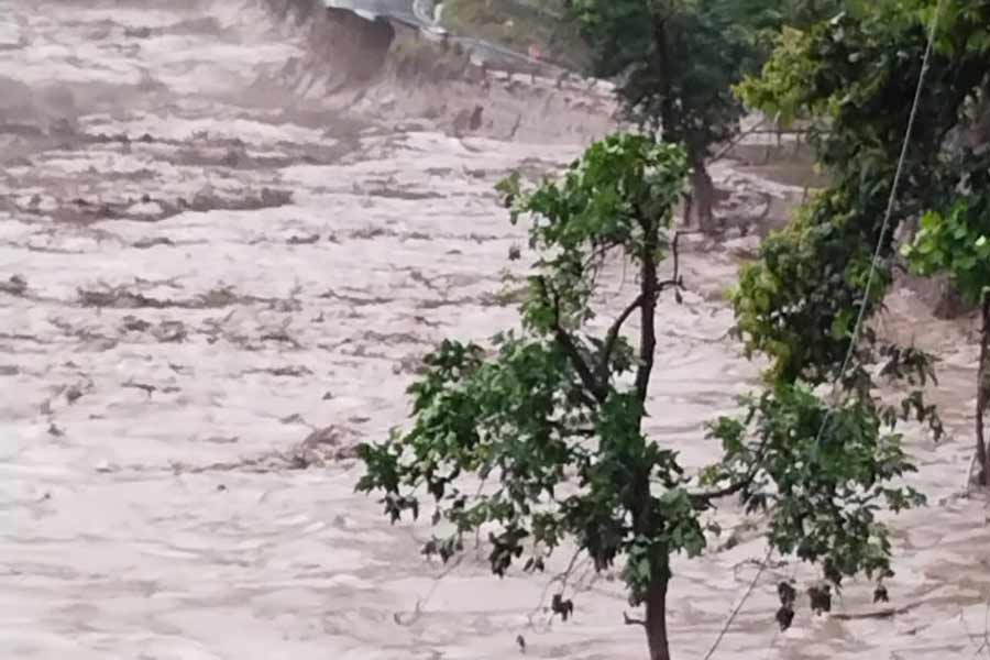 picture of Sikkim Flood in Tista river