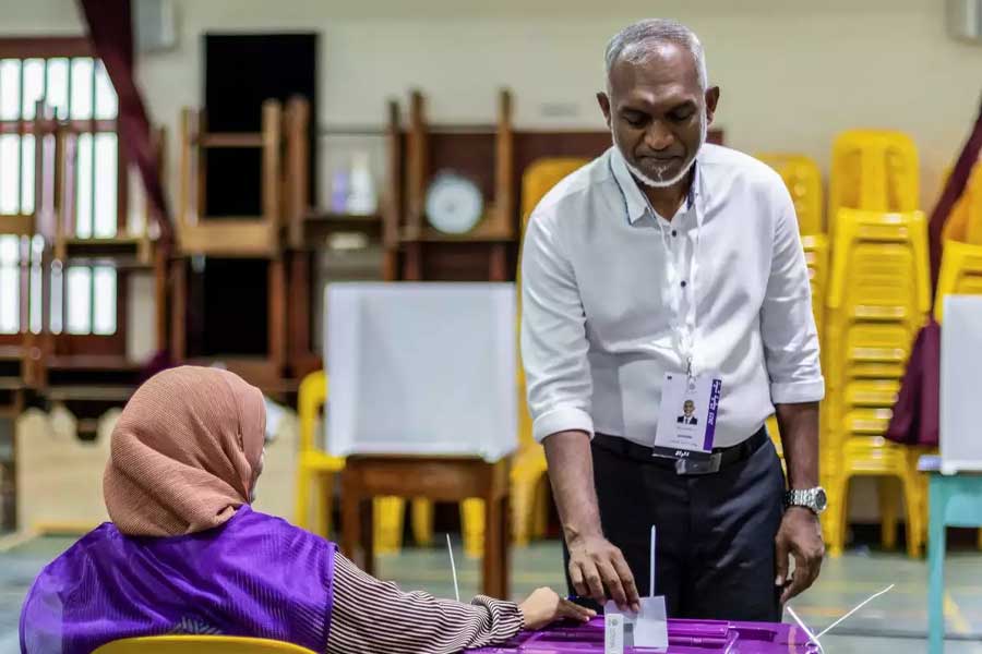China backed Mohamed Muizzu is the new president of Maldives.
