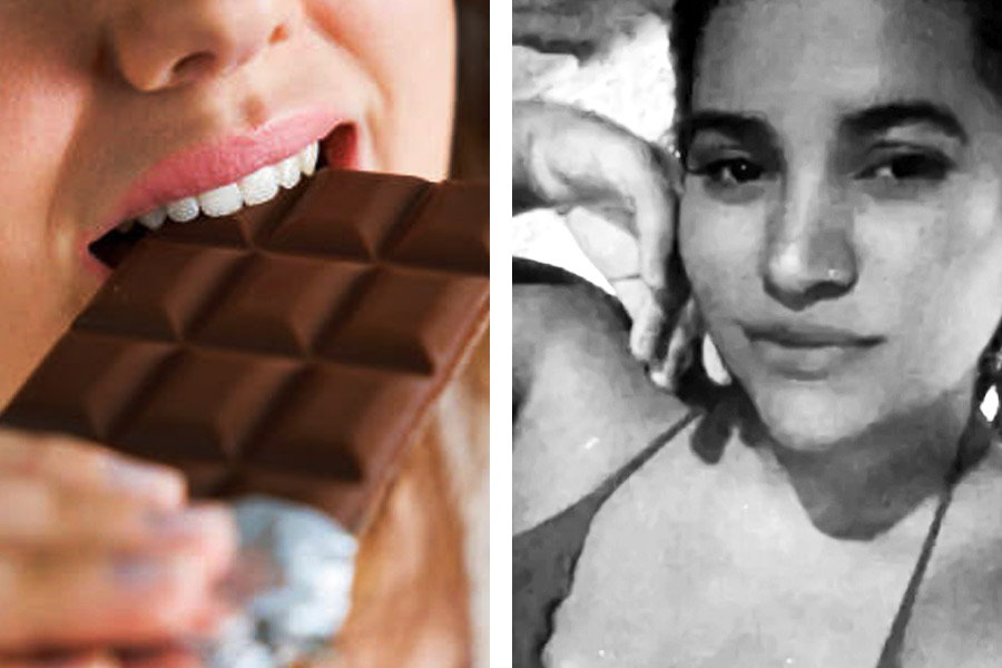 Woman from Brazil dies after eating chocolate given by palm reader.