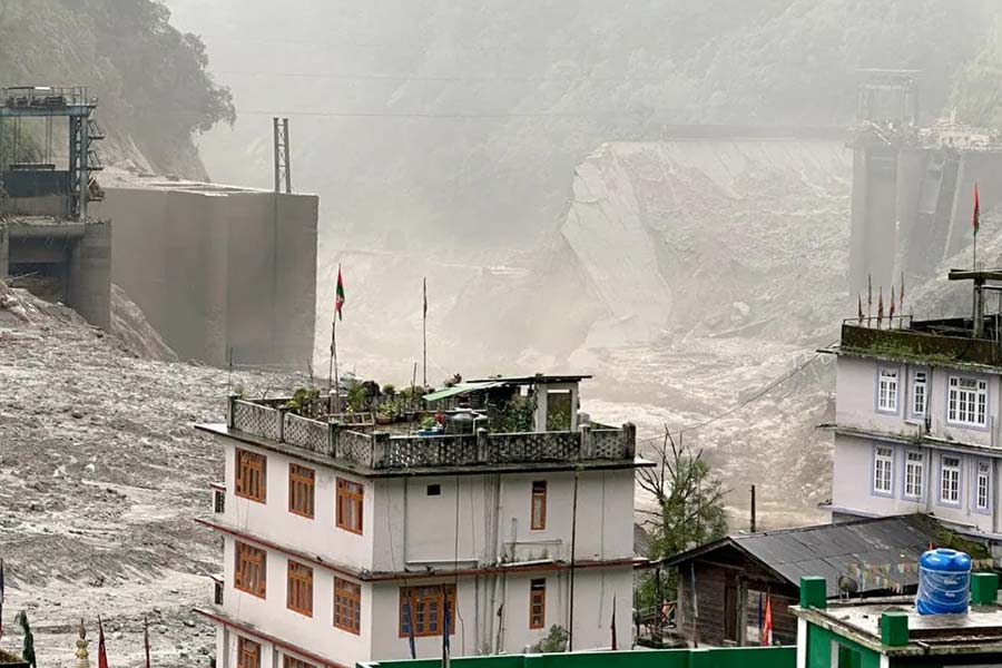 What is Glacial Lake Outburst Flood, that caused flash flood in Sikkim