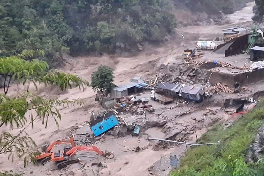 What is Glacial Lake Outburst Flood, that caused flash flood in Sikkim