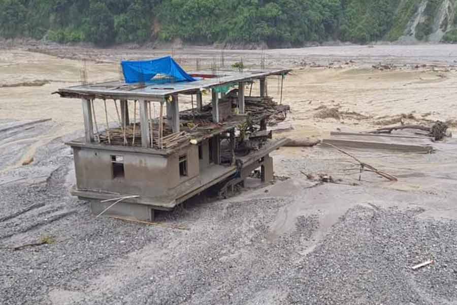What is Glacial Lake Outburst Flood, that caused flash flood in Sikkim