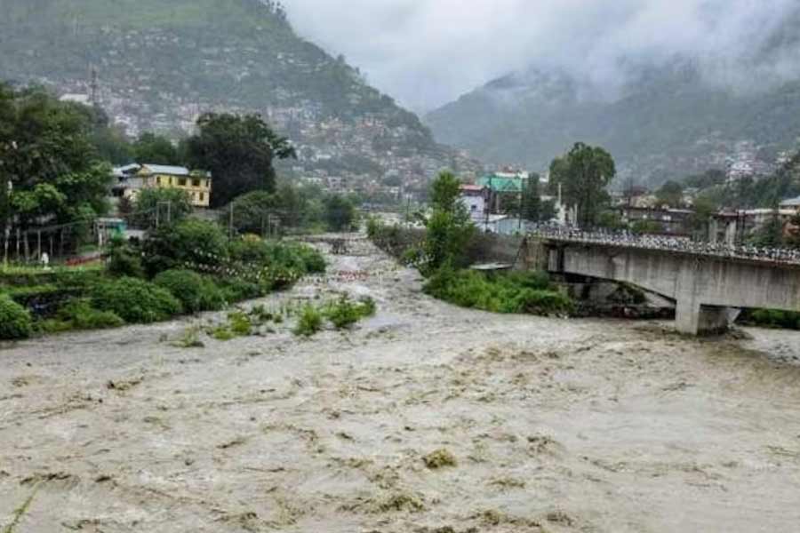 Image of the effects of Cloudburst in Sikkim