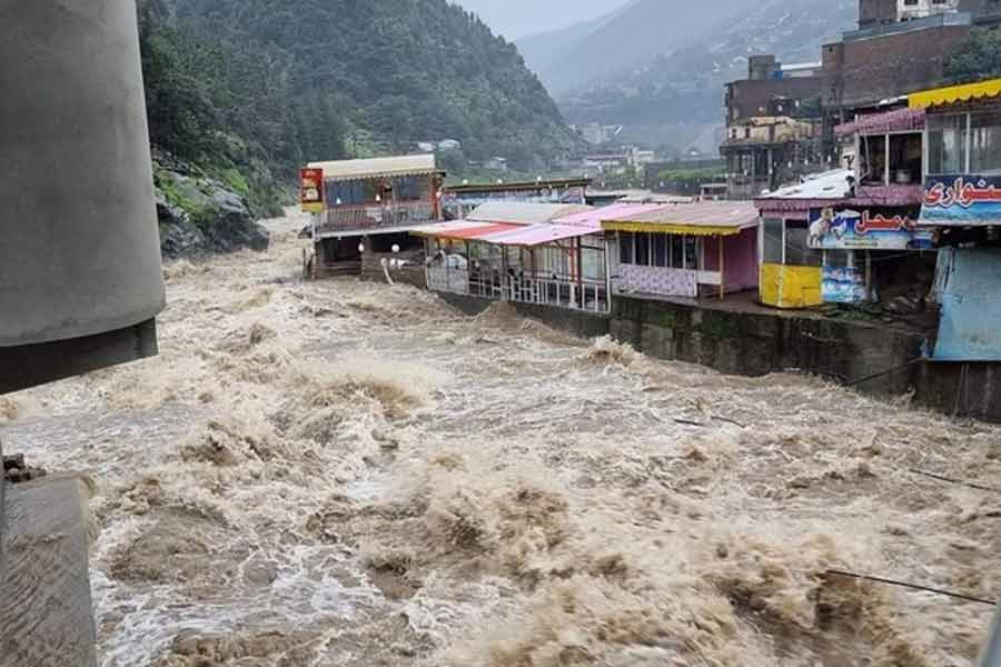 Image of the effects of Cloudburst in Sikkim