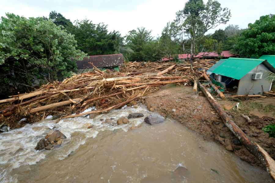 Image of the effects of Cloudburst in Sikkim