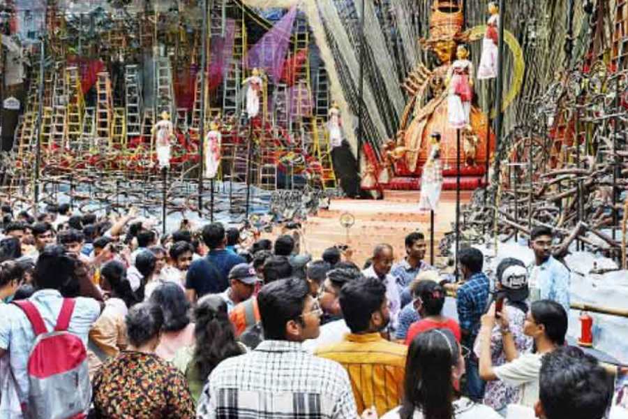 কালীঘাট মেট্রো স্টেশন - বাইরে এলেই বড় বড় পুজো - ত্রিধারা, চেতলা অগ্রণী, বাদামতলা আষাঢ় সঙ্ঘ, দেশপ্রিয় পার্ক, সমাজসেবী, ৬৬ পল্লি, হিন্দুস্তান পার্ক, বালিগঞ্জ কালচারাল, একডালিয়া এভারগ্রিন, সিংহি পার্ক, বোসপুকুর শীতলা মন্দির।