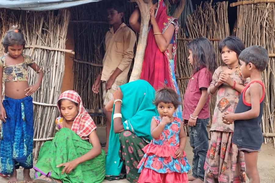 Rural family of Rajasthan