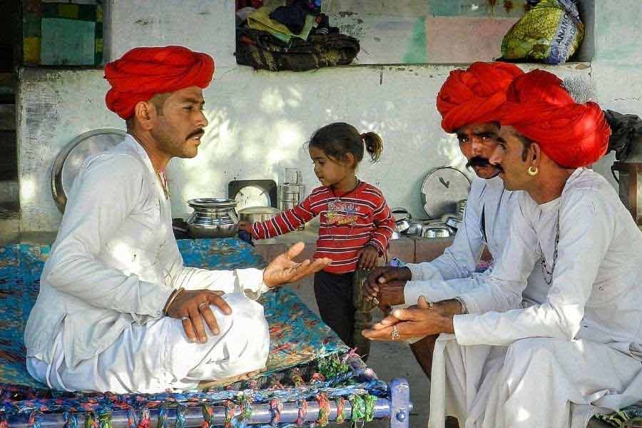 Traditional costume for men of rajasthan
