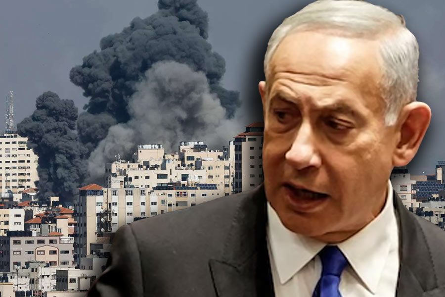 Israel PM says there will be no ceasefire which would mean surrendering to the Hamas