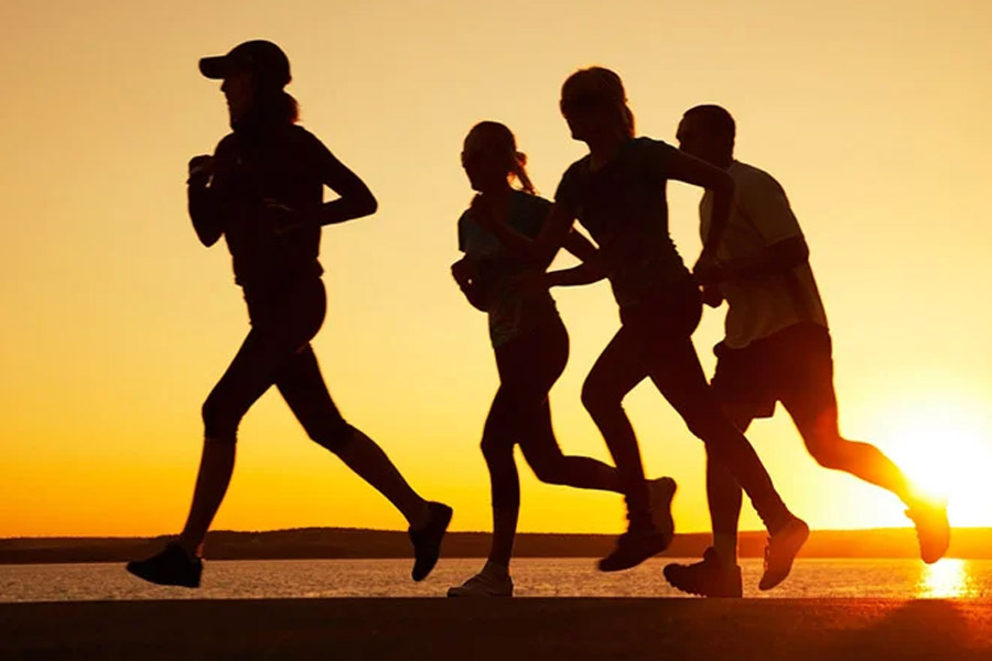 Running could ease depression better than medication.