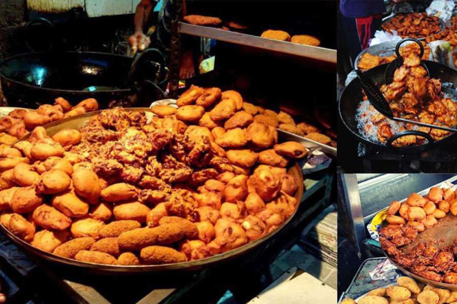 এ তো গেল নাম করা দোকানের কথা। এ ছাড়াও কিন্তু বাগবাজার স্ট্রিটে রয়েছে খাবার দোকানের ছড়াছড়ি। তবে একটি জিনিস, যার জন্য বাগবাজার বিখ্যাত তা হল— চপ। শুরু থেকে শেষ পর্যন্ত নিরামিষ থেকে আমিষ রয়েছে হরেক রকম চপের দোকান এখানে। ইচ্ছা করলে চেখে দেখতে পারেন কিন্তু। এই প্রতিবেদনটি ‘আনন্দ উৎসব’ ফিচারের একটি অংশ।