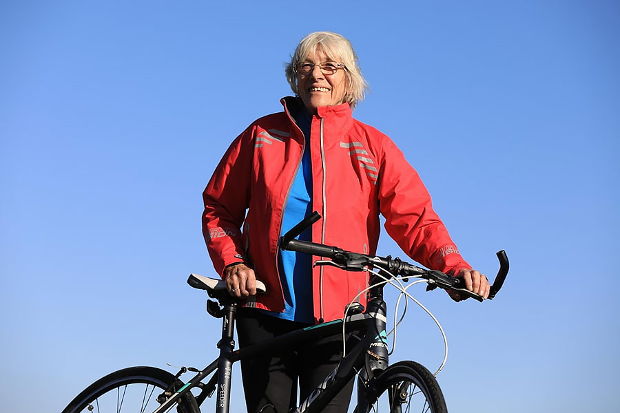 Grandmother cycling thousand miles in memory of her three children.